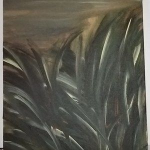Acrylic scenic landscape